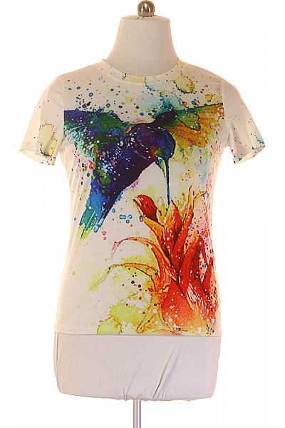 Dámské Tričko Bílé EMERY ROSE Second hand Vel. L | EMERY ROSE | obrázek 2