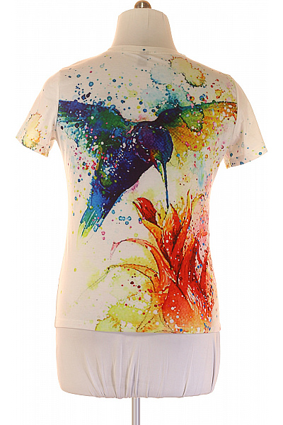 Dámské Tričko Bílé EMERY ROSE Second hand Vel. L | EMERY ROSE | obrázek 3