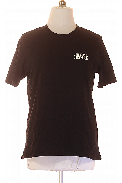 JACK & JONES Pánské Tričko Černé | JACK & JONES | obrázek 2