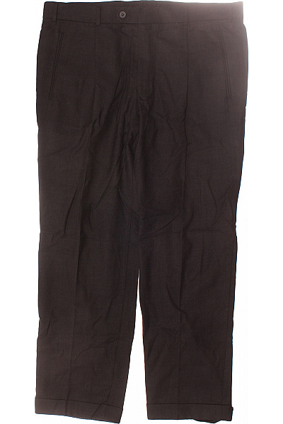 Pánské Kalhoty Vlněné Černé GARDEUR Second Hand Vel. 26