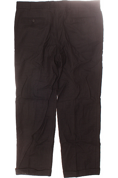 Pánské Kalhoty Vlněné Černé GARDEUR Second hand Vel. 26