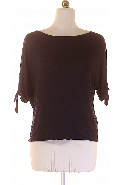 S.OLIVER Jednoduché Dámské Tričko Modré Second hand Vel. 42 | s.OLIVER | obrázek 2