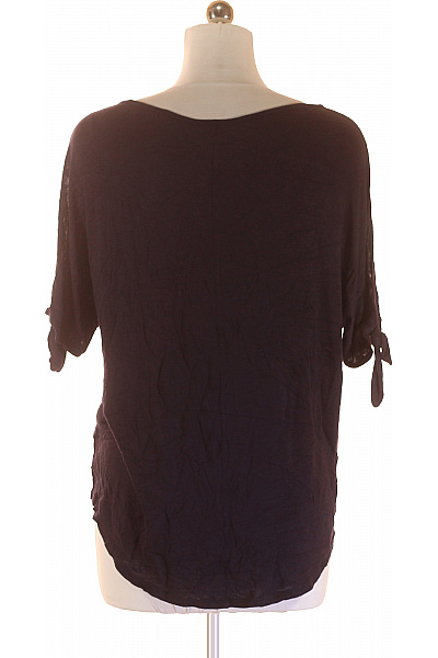 S.OLIVER Jednoduché Dámské Tričko Modré Second hand Vel. 42 | s.OLIVER | obrázek 3