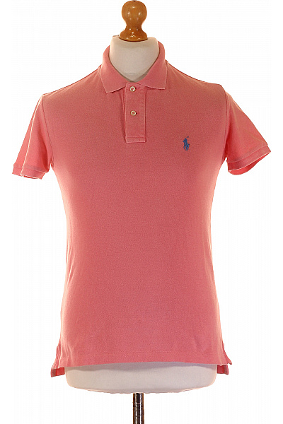 Pánské Tričko s Límečkem Růžové Ralph Lauren Vel. S | Ralph Lauren | obrázek 2