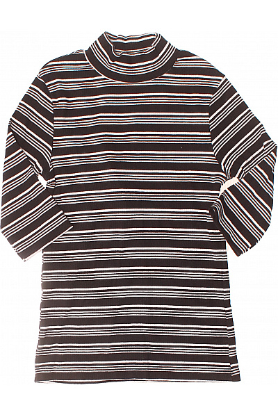 ZARA Dámský žebrovaný rolák s dlouhým rukávem a zvonovými konci pruhovaný Velikost M | ZARA | obrázek 2