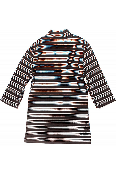 ZARA Dámský žebrovaný rolák s dlouhým rukávem a zvonovými konci pruhovaný Velikost M | ZARA | obrázek 3