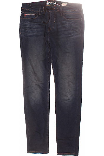 Pánské Džíny Modré Second Hand Vel. 32/34