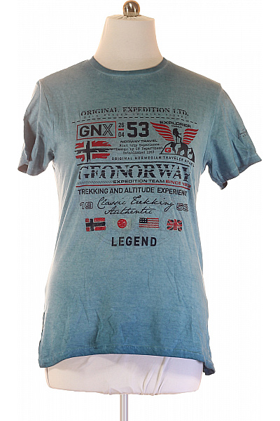 Pánské Tričko Modré Vel. L