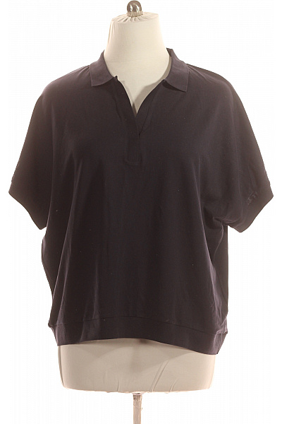 Dámské Tričko Modré TOMMY HILFIGER Second hand Vel. 54 | TOMMY HILFIGER | obrázek 2