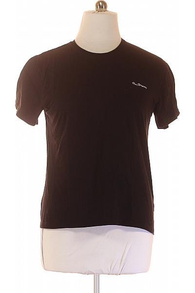 Jednoduché Pánské Tričko Černé Ben Sherman Vel. L