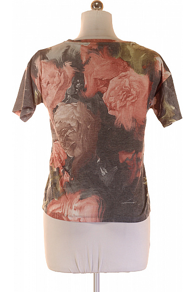 VILA Dámské Tričko s Potiskem Barevné Second hand Vel. M