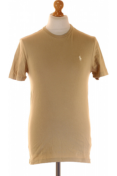 Pánské Tričko Béžové Ralph Lauren Second hand Vel. M | Ralph Lauren | obrázek 2