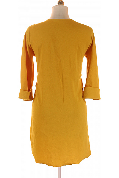 ZARA Dámská žlutá tuniková halenka s 3/4 rukávem a výstřihem do V Vel. m | ZARA | obrázek 2