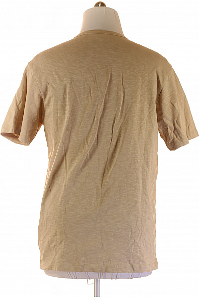 Jednoduché Pánské Tričko Béžové NO EXCESS Vel. XL | NO EXCESS | obrázek 3