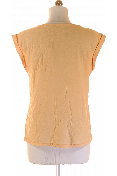 Dámské Tričko Oranžové S.OLIVER Vel. 38