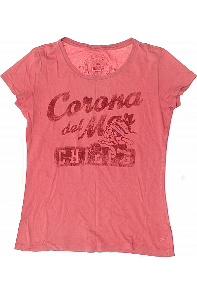 TIMEOUT BRAND Dámské Tričko Růžové | TIMEOUT BRAND | obrázek 2