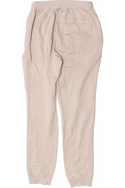 Pánské Tepláky Béžové Second hand Vel. M, | Unimoda | obrázek 2