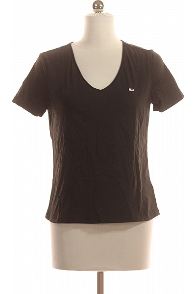 TOMMY HILFIGER Dámské Tričko Černé Vel. S