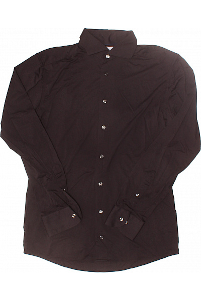 Pánská Košile Jednobarevná Černá ETON Vel. 40 | ETON | obrázek 3