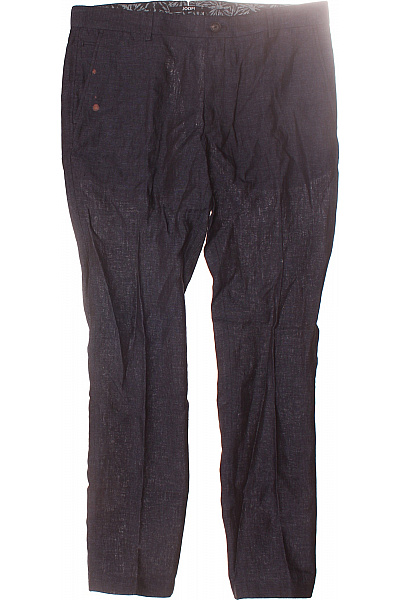 Pánské Kalhoty Lněné Modré JOOP! Second Hand Vel. 52