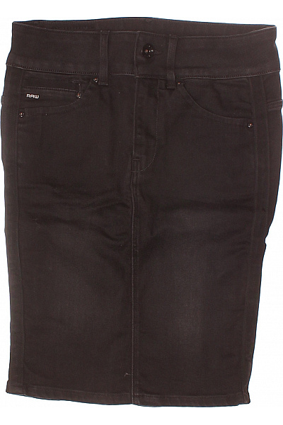 Džínová  Sukně Černá G-Star Vel. 25