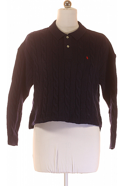 Ralph Lauren Dámský Svetr Vlněný Modrý Vel. M