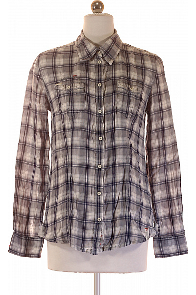 S.OLIVER Kostkovaná Dámská Košile Šedá Vel. 36 | s.OLIVER | obrázek 2