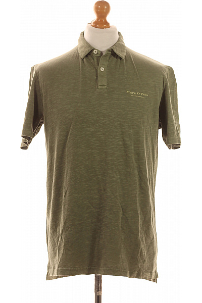 Marc O´Polo Pánské Tričko s Límečkem Zelené Vel. M | Marc O´Polo | obrázek 2