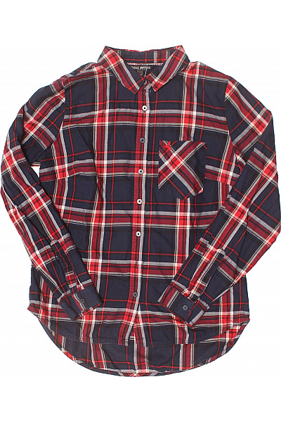 Next Dámská kostkovaná flanelová košile dlouhý rukáv modrá červená Velikost 38 | Next | obrázek 2