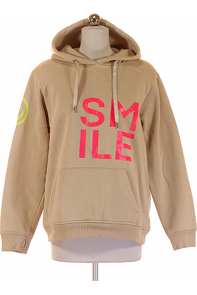 Zwillingsherz Dámská Mikina Béžová Second Hand Vel. S/M