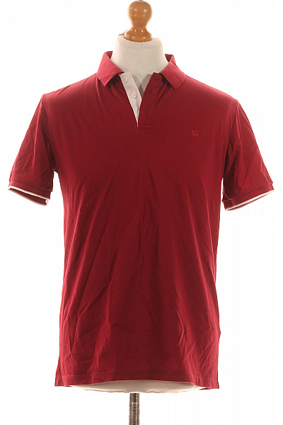 Pánské Tričko Vínová Second Hand Vel. M