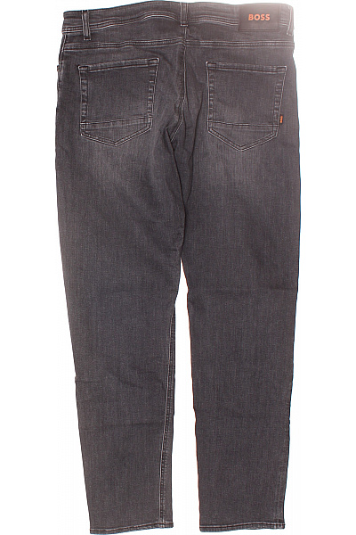 Hugo Boss Pánské Džíny Šedé Second hand Vel. 34/32