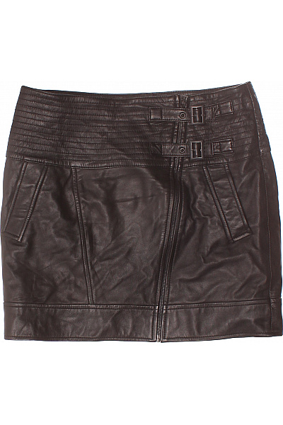 PART TWO Sukně Kožená Černá Second hand Vel. 36