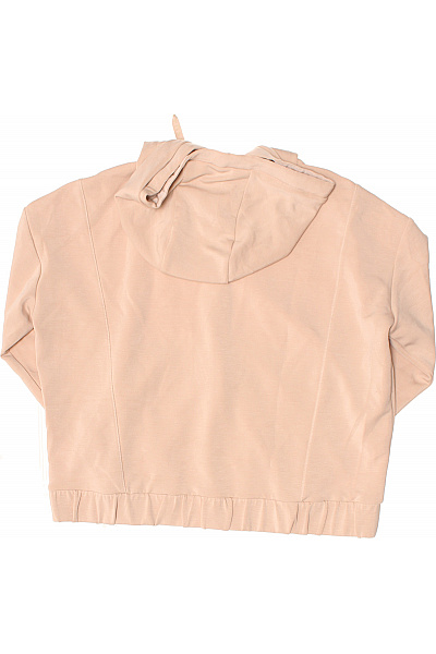 COMMA Dámská béžová mikina s kapucí a dlouhým rukávem na zip Vel. 38 | COMMA | obrázek 2