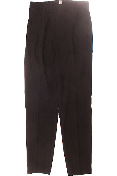 TOM TAILOR Pánské Kalhoty Rovné Černé Second Hand Vel. 31-32/34