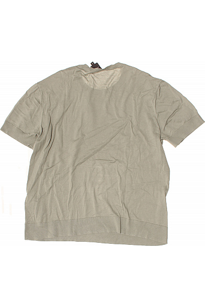 ARMANI Dámský béžový pletený pulovr s krátkým rukávem basic Vel. M | ARMANI | obrázek 2