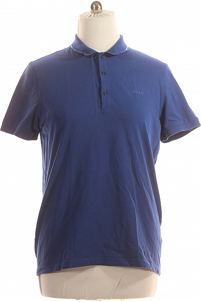 Pánské Tričko s Límečkem Modré Hugo Boss Vel. XXL | Hugo Boss | obrázek 2