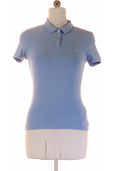 TOMMY HILFIGER Dámské Polo Tričko Modré Vel. M