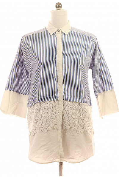 Dámská Košile Modrá ZARA Second hand Vel.  S | ZARA | obrázek 2