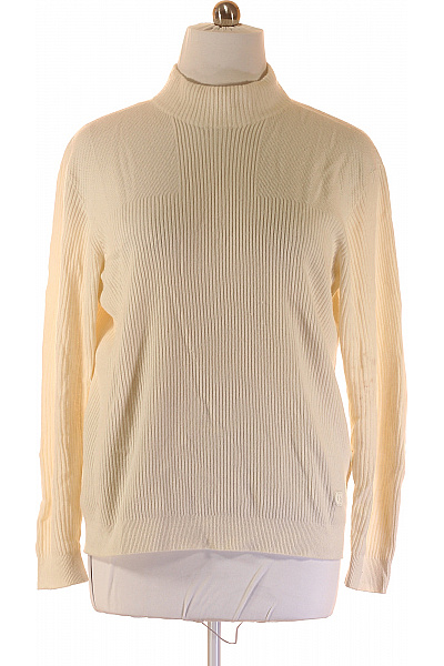 ALPHATAURI Pánský Svetr Vlněný Béžový Vel. XL