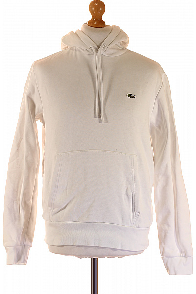 LACOSTE Pánská Mikina Bílá Vel. M