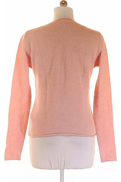 Dámský Svetr Vlněný Růžový TOMMY HILFIGER Vel. M