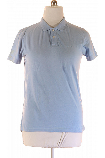 Esprit Pánské Tričko s Límečkem Modré Second hand Vel. L | Esprit | obrázek 2