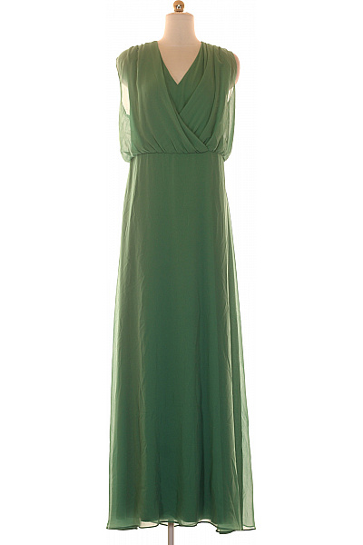 Společenské  Šaty Zelené Vel. 48 | Vera Mont | obrázek 2