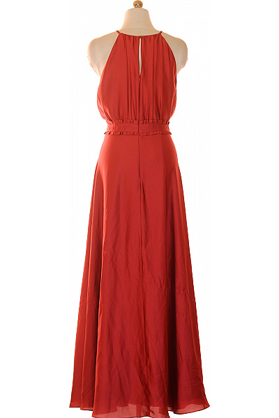 Swing Dámské červené dlouhé šaty na ramínka společenské letní Vel. 42 | Swing | obrázek 2