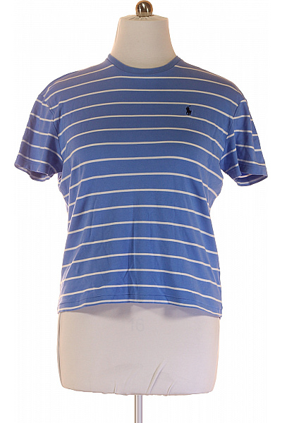 Ralph Lauren Pánské Tričko Modré Vel. M | Ralph Lauren | obrázek 2