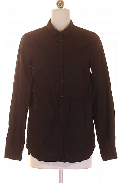 Společenská Dámská Košile Černá ZARA Vel. S