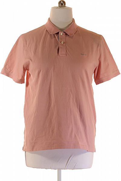 Pánské Tričko S Límečkem Růžové GANT Vel. XL