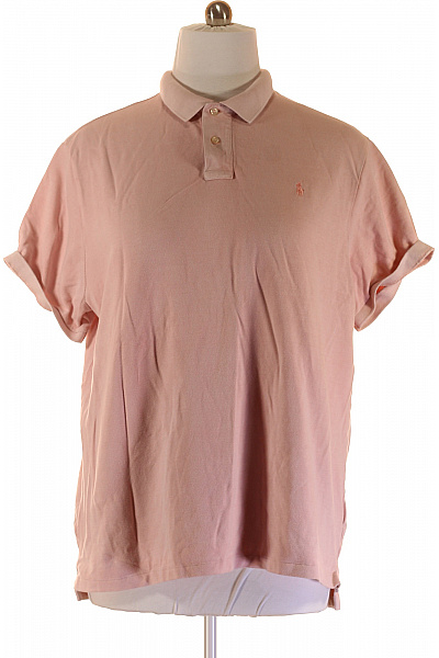 Pánské Tričko s Límečkem Růžové Ralph Lauren Vel. XXL | Ralph Lauren | obrázek 2