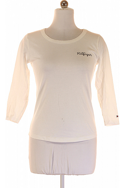 Dámské Tričko Bílé TOMMY HILFIGER Vel. M